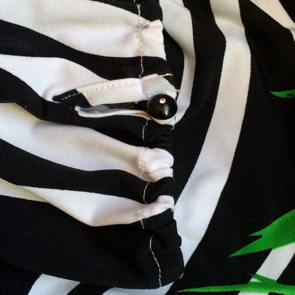 Joseph Ribkoff Zebra Floral Tunic - Picture 5 of 8